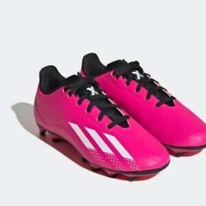 Adidas Soccer Cleats  size 3.5  kids Pink X Speedportal . 4 Flex  ground